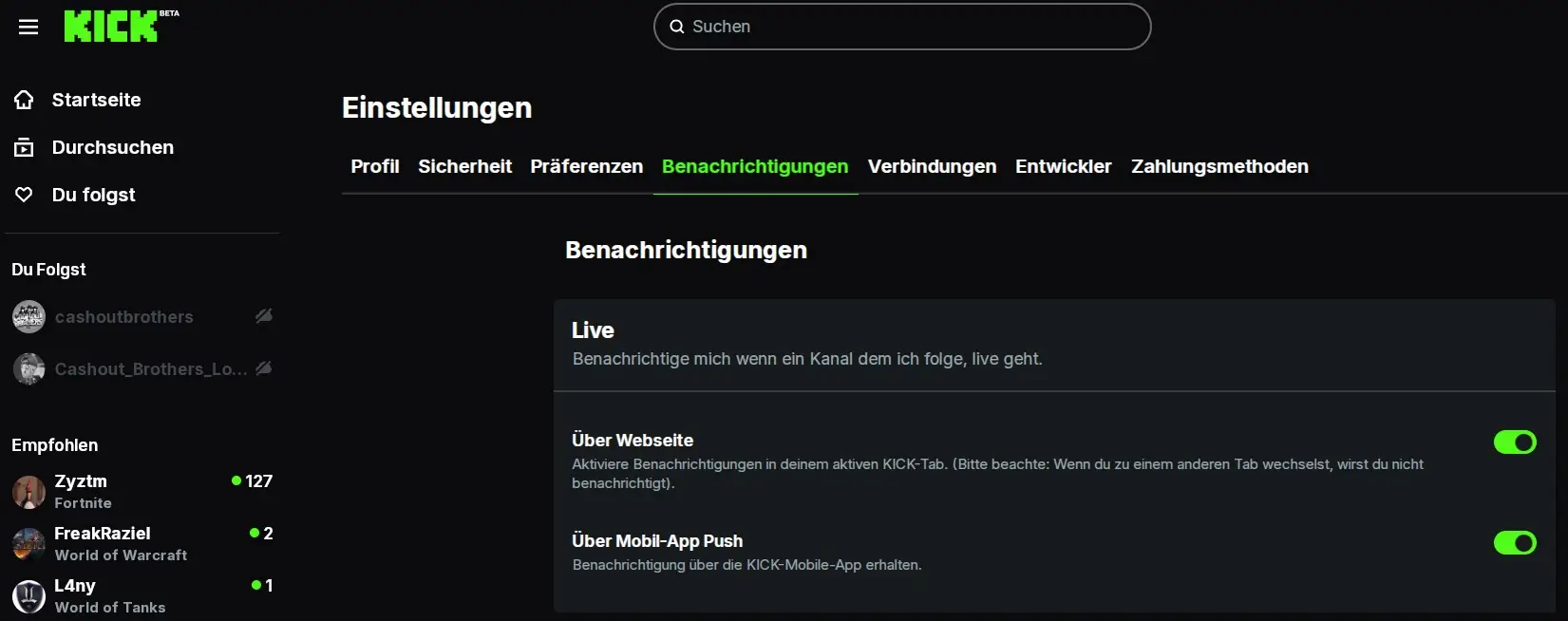 Anleitung Benachrichtigungen aktivieren